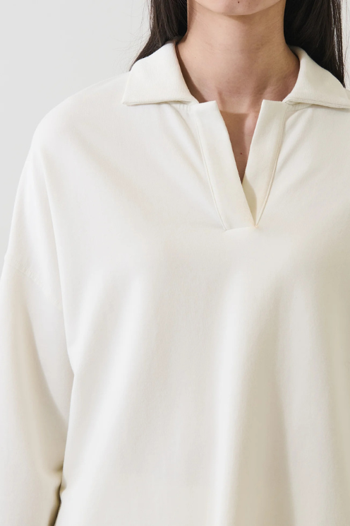 Pima Cotton French Terry Relaxed Polo