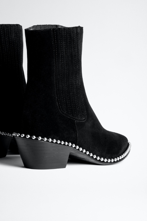 Tyler Suede Studded Boots