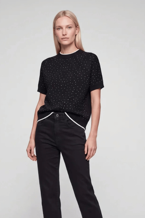Rhinestone Sweater