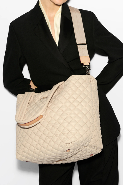 Buff Medium Metro Tote Deluxe