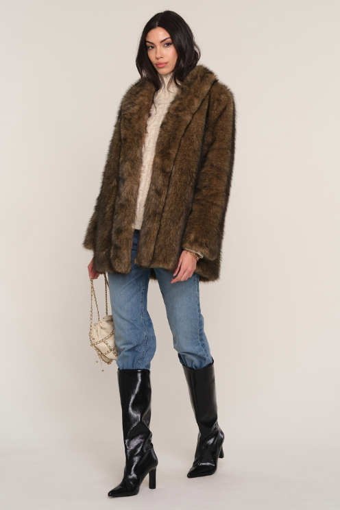 Faux Fur Marvie Coat