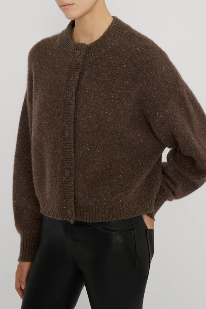 The Cashmere Fleck Cardi