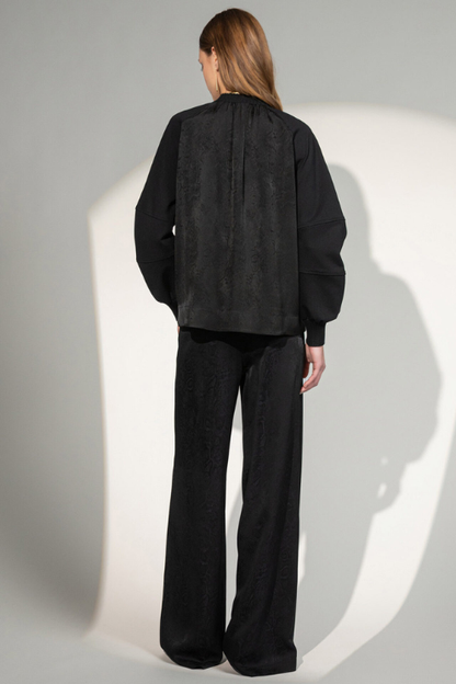 Milano Stitch Knit Detail Jacket