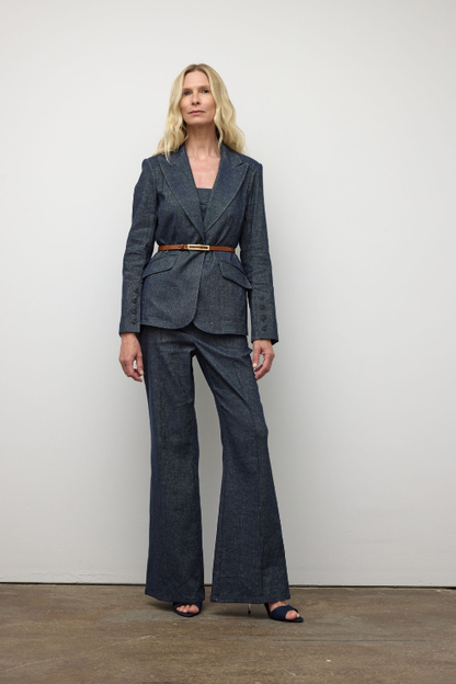 Wide Flare Denim Pant