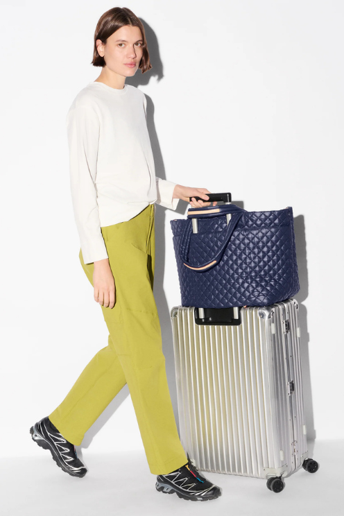 Navy Large Metro Tote Deluxe