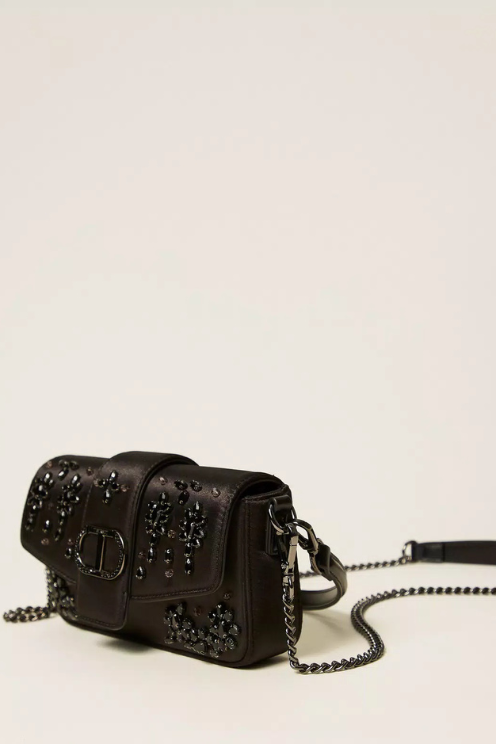“Amie” Satin Shoulder Bag