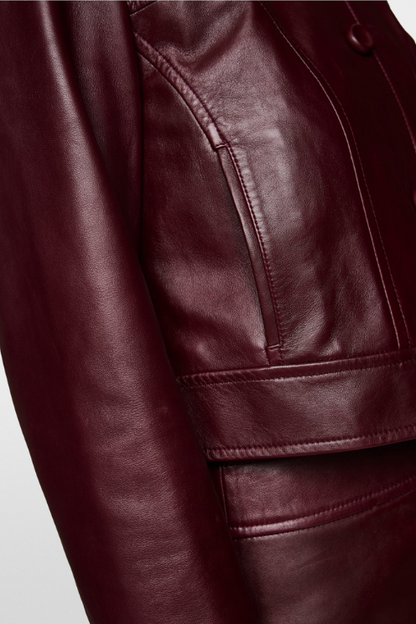 Short Leather Jacket