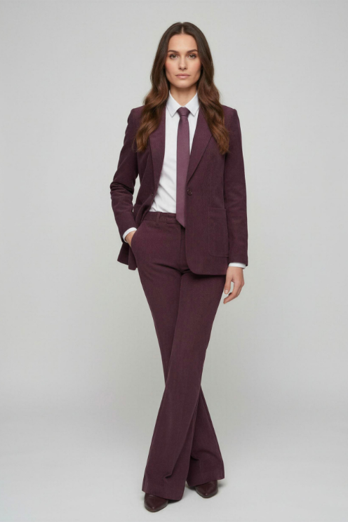 Corduroy Tailored Blazer