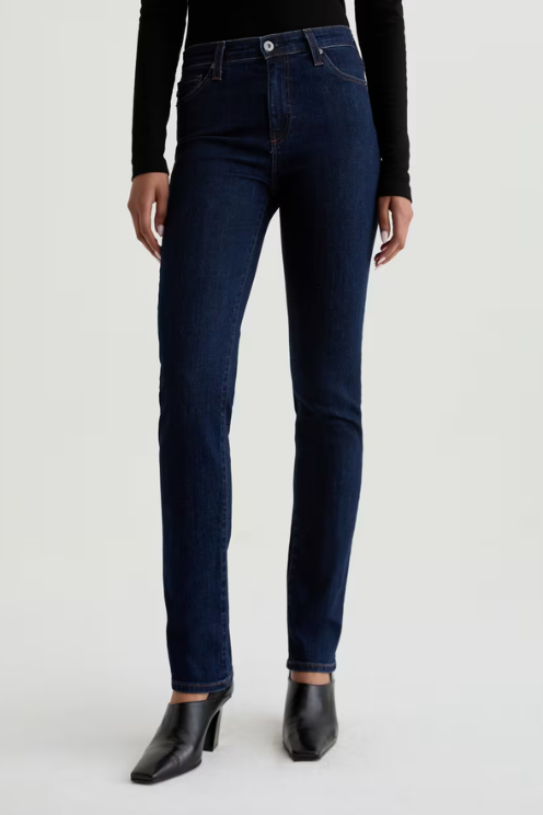 Mari Extended Mid-Rise Slim Straight