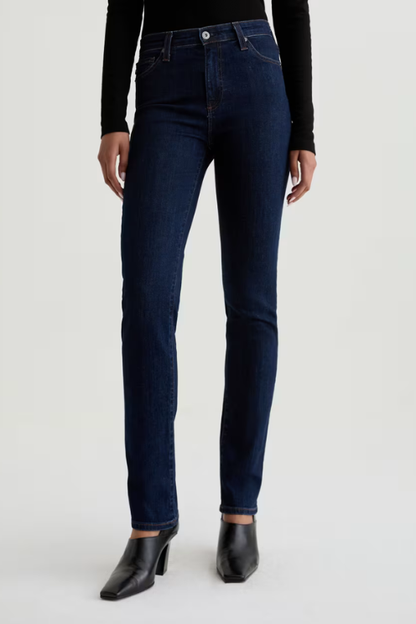Mari Extended Mid-Rise Slim Straight