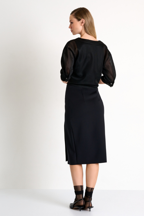 Midi Pencil Skirt
