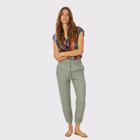 Marc Aurel Linen Pant