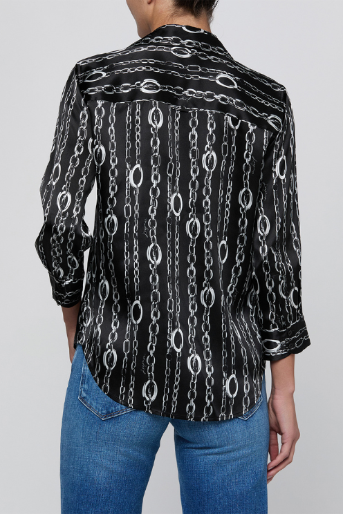 Dani 3/4 Sleeve Blouse - Cable Chain