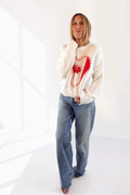 Boyfriend Maple Leaf Sweater