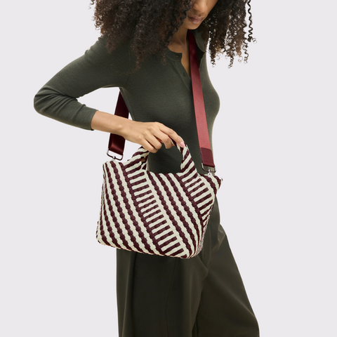 Naghedi St. Barths Small Tote Striped in Roma