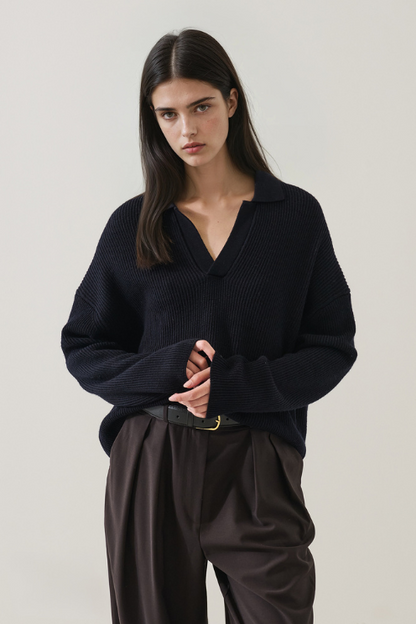 Merino Relaxed Polo
