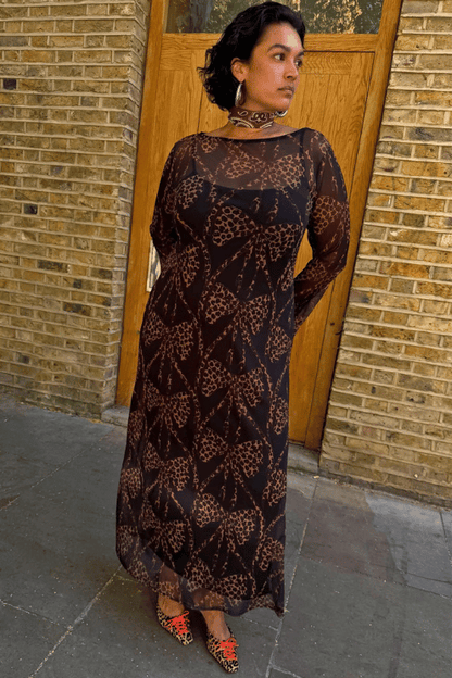 Aria Mesh Bow Dress