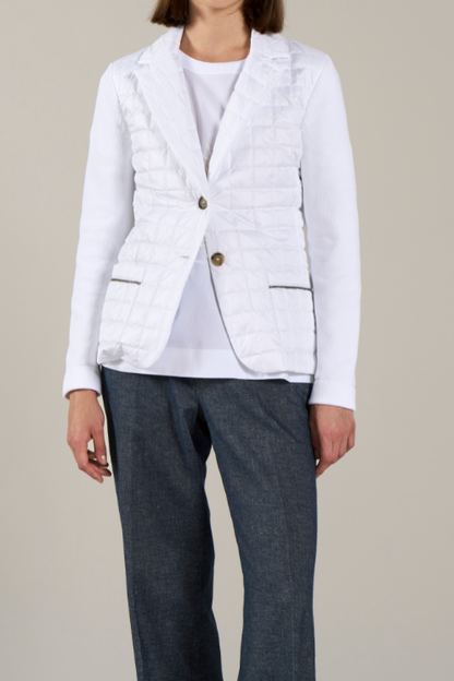 Quilted Knit Blazer