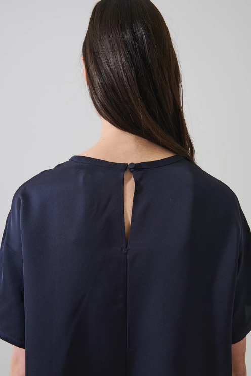 Silk Satin Oversized Tee