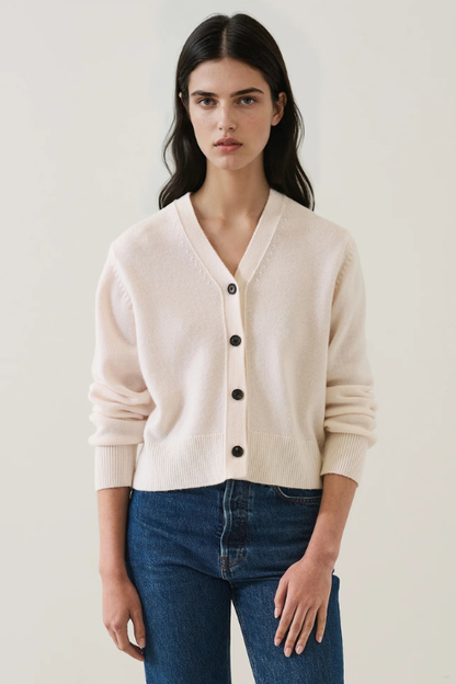 Merino Cashmere Classic Cardigan
