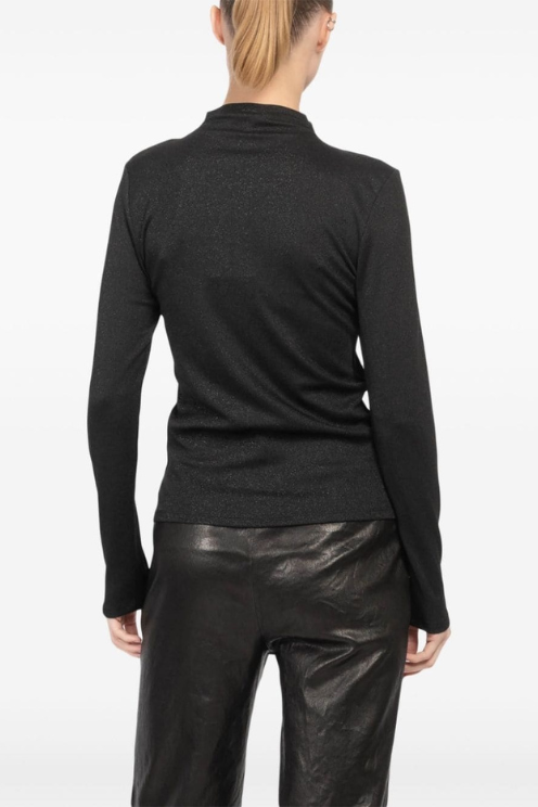 Lurex Turtleneck