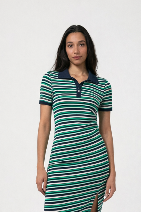 Shelby Knit Polo Dress