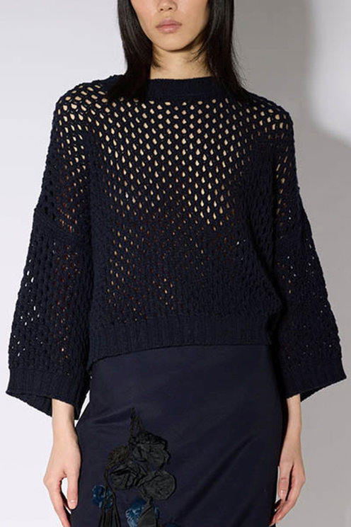Jessie Open-Knit Sweater