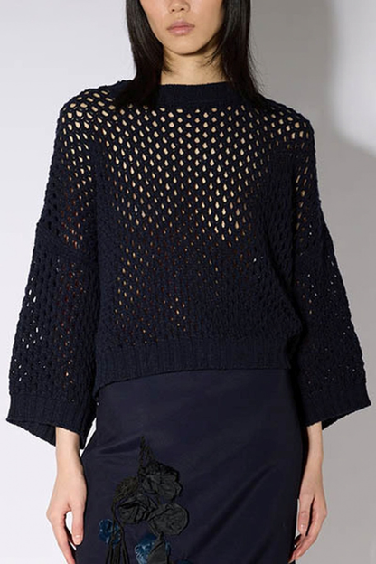 Jessie Open-Knit Sweater