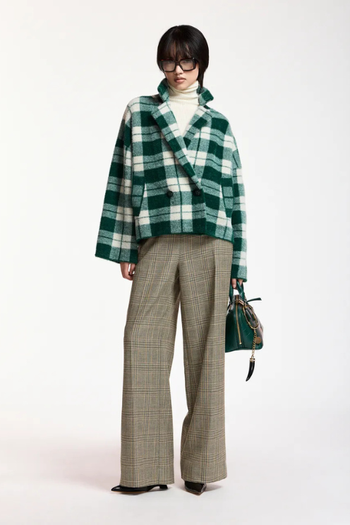 Double-breasted Soft Knit Jacket
