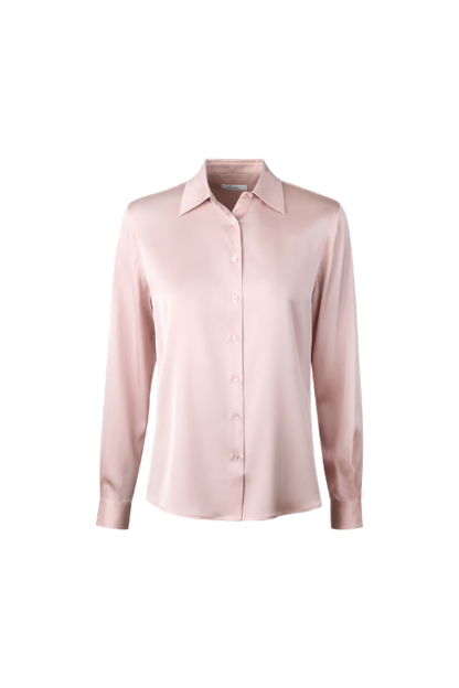 Kornelia Pink Silk Shirt