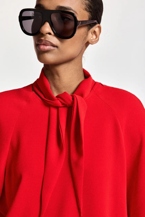 Kassie Neck Tie T-shirt