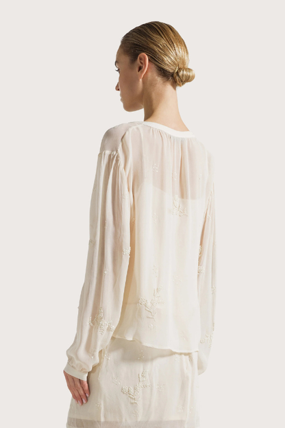 Embroidered Georgette Tunic