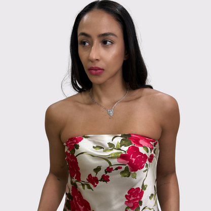 Valentine Rouge Art Deco Necklace