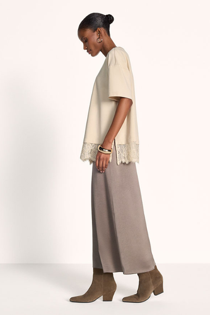 Lace Trim T-shirt