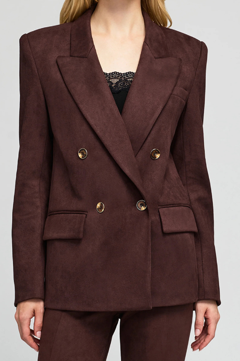 Maverick Vegan Suede Blazer