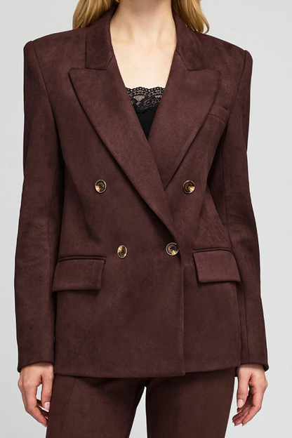 Maverick Vegan Suede Blazer