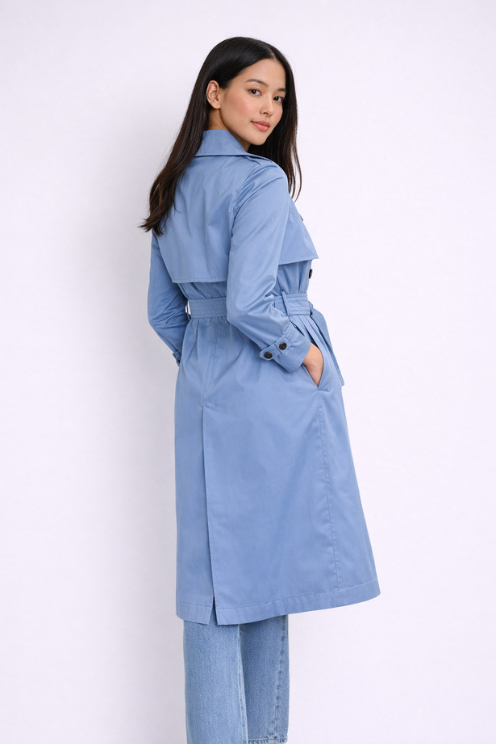 Marella Double Breasted Trench Coat