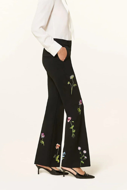 Francoise Pants with Embroidery