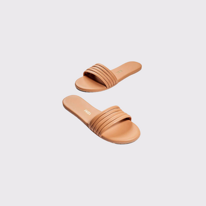 Tkees Serena Slide in Tan