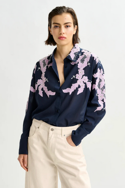 Cotton Embroidered Blouse