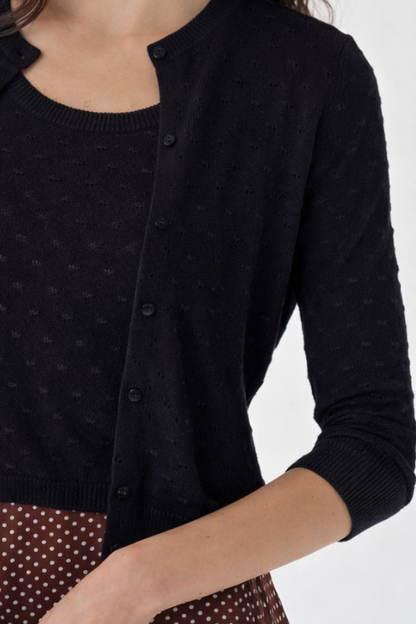 Sheer Dot Cardigan