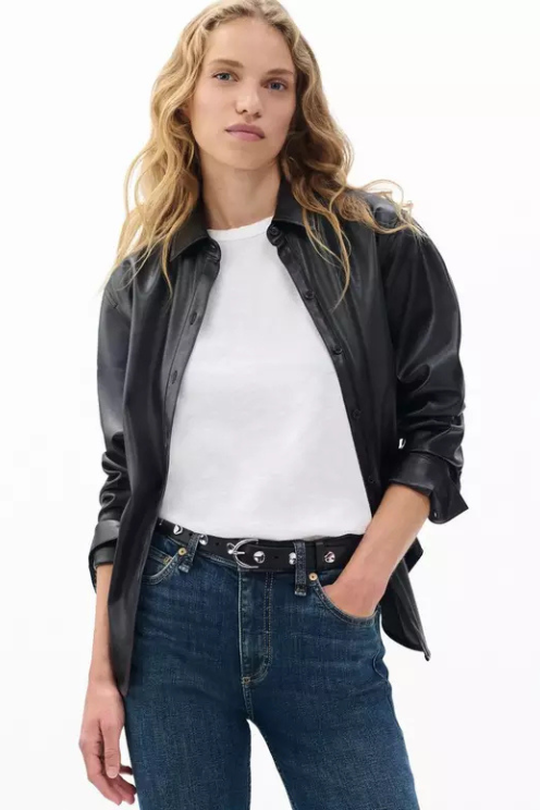 Brynn Studded Leather Belt