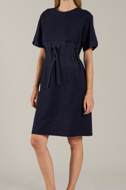 Cotton Drawstring Dress