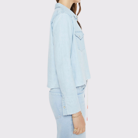 Mother The Super Exes Crop Step Fray Jacket