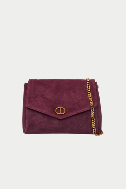 Reversible Suede Leather Handbag