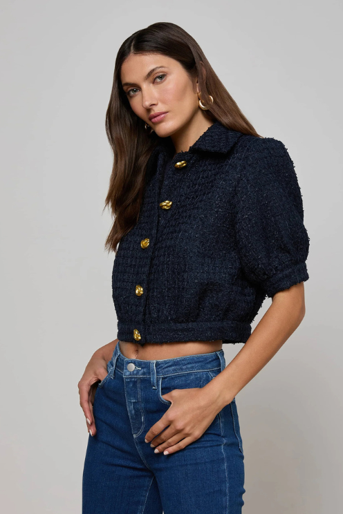 Cove Cropped Tweed Jacket