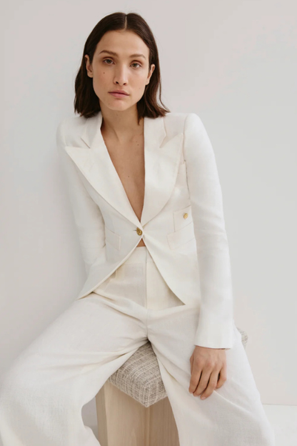Linen Classic Duchess Blazer
