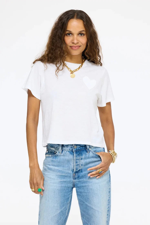 Heart Patch Slub Tee