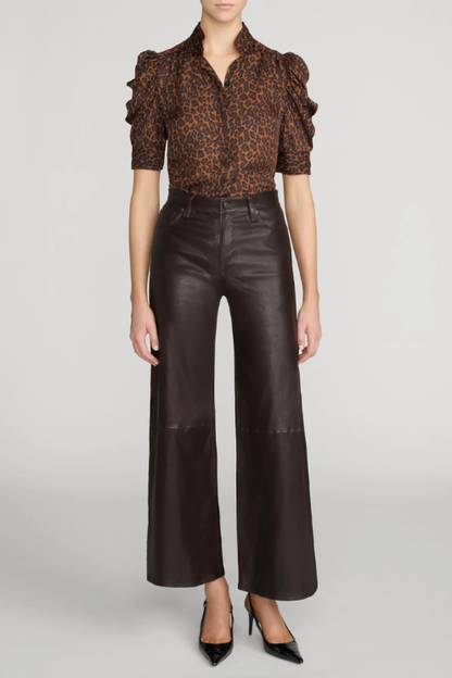 The Gillian Blouse - Leopard