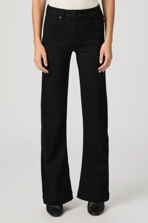 Leenah 32" Wide Leg Jean - Black Shadow